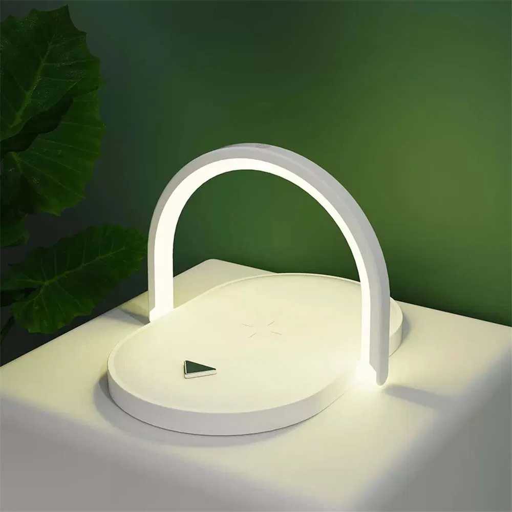 Rt-H038 Phone Stand Qi Foldable Holder Desk Lamp Fast Wireless Charger