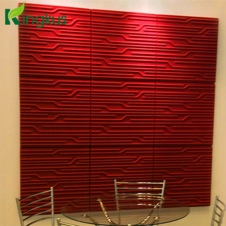 Fire Proof 3D Acoustic Panel Atmosphere Trend Decoration