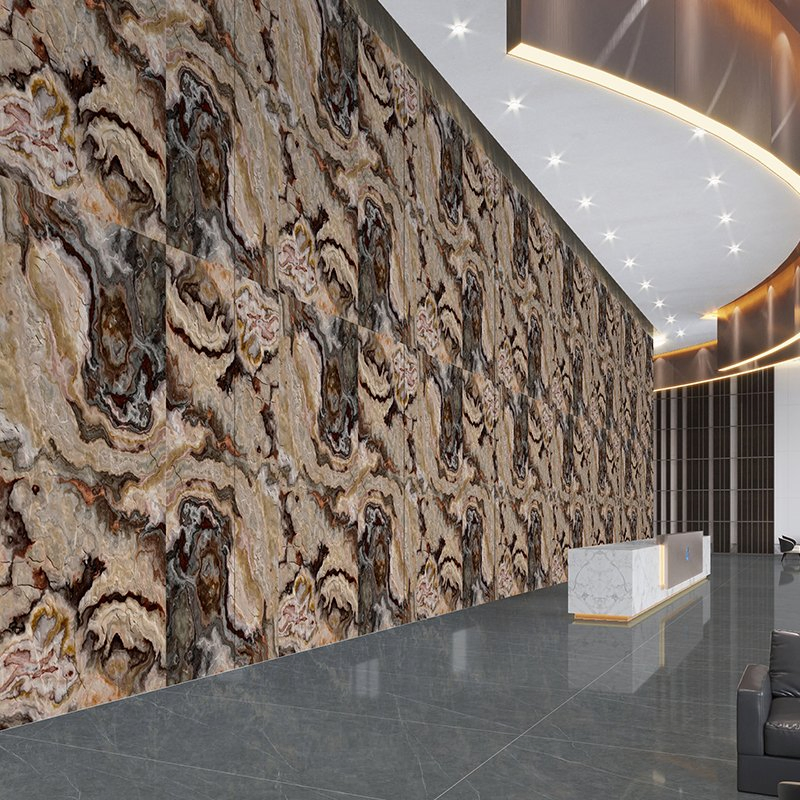 Flexible Ceramic Tiles Outdoor Wall Decoration Travertine Foshan Bending Soft Stone