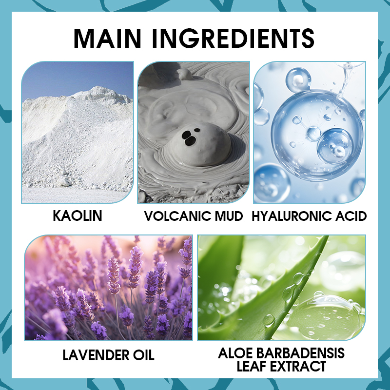 Paraben-Free Exfoliator & Smoothing and Kaolin & Aloe Vera Dead Sea Mud Mask