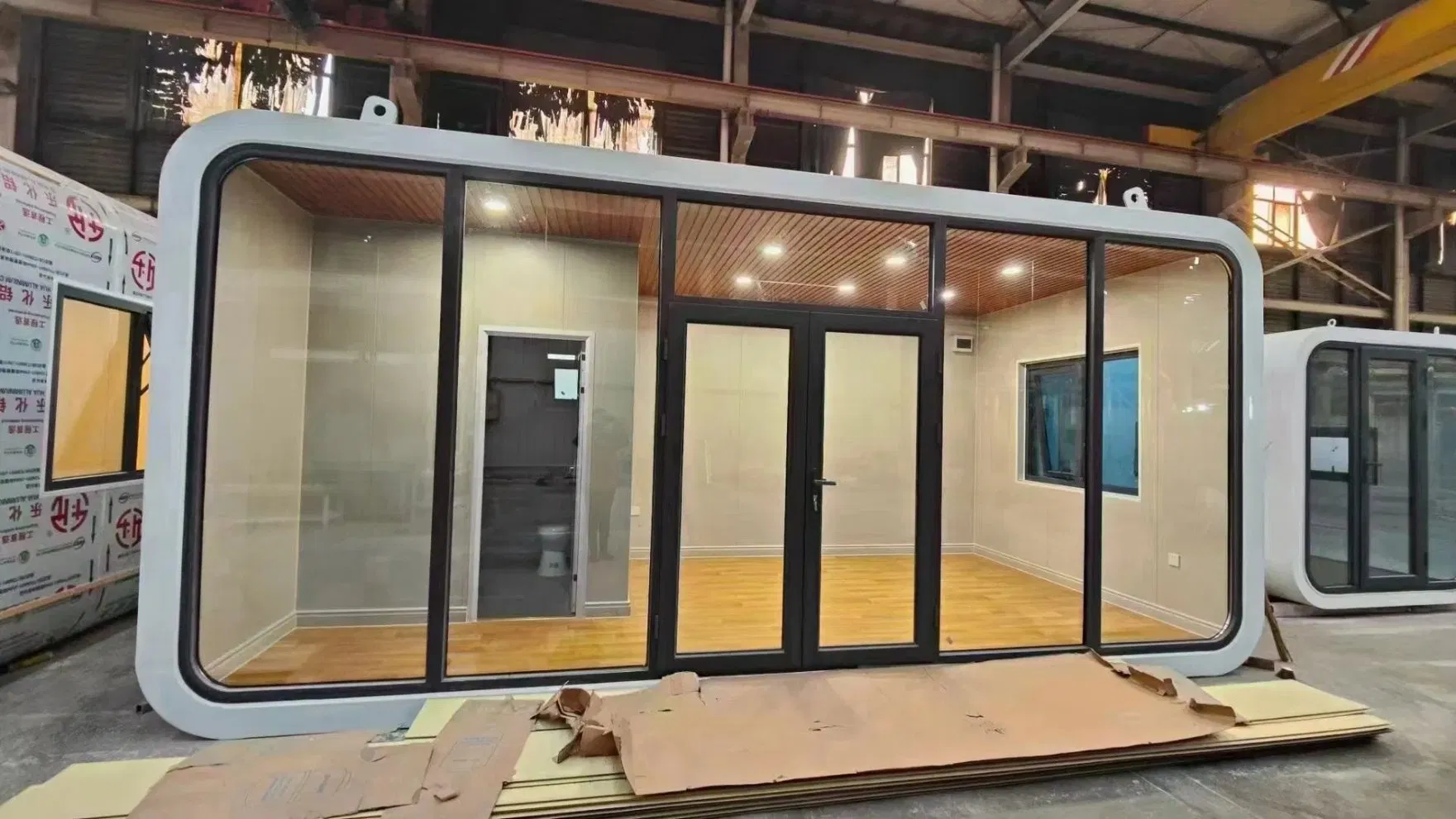 China Professional Supplier Prefab Modular Detachable Portable Mobile 20FT 30FT 40FT Apple Cabin House for Yoga Studio Gym Pod Fitness Exercise Space House