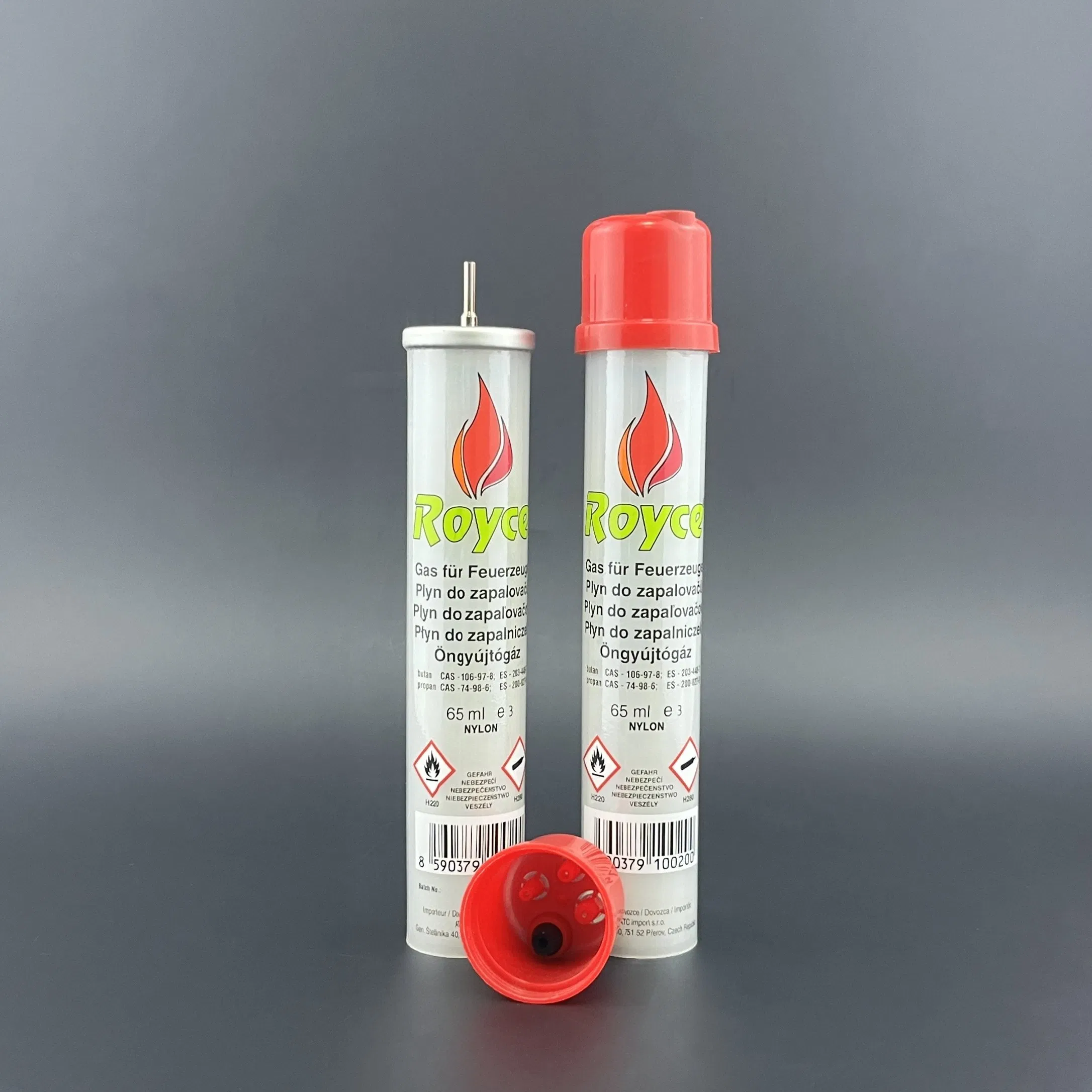 65ml Plastic Bottle High Quality Universal Lighter Use Butane Gas Lighter Refill