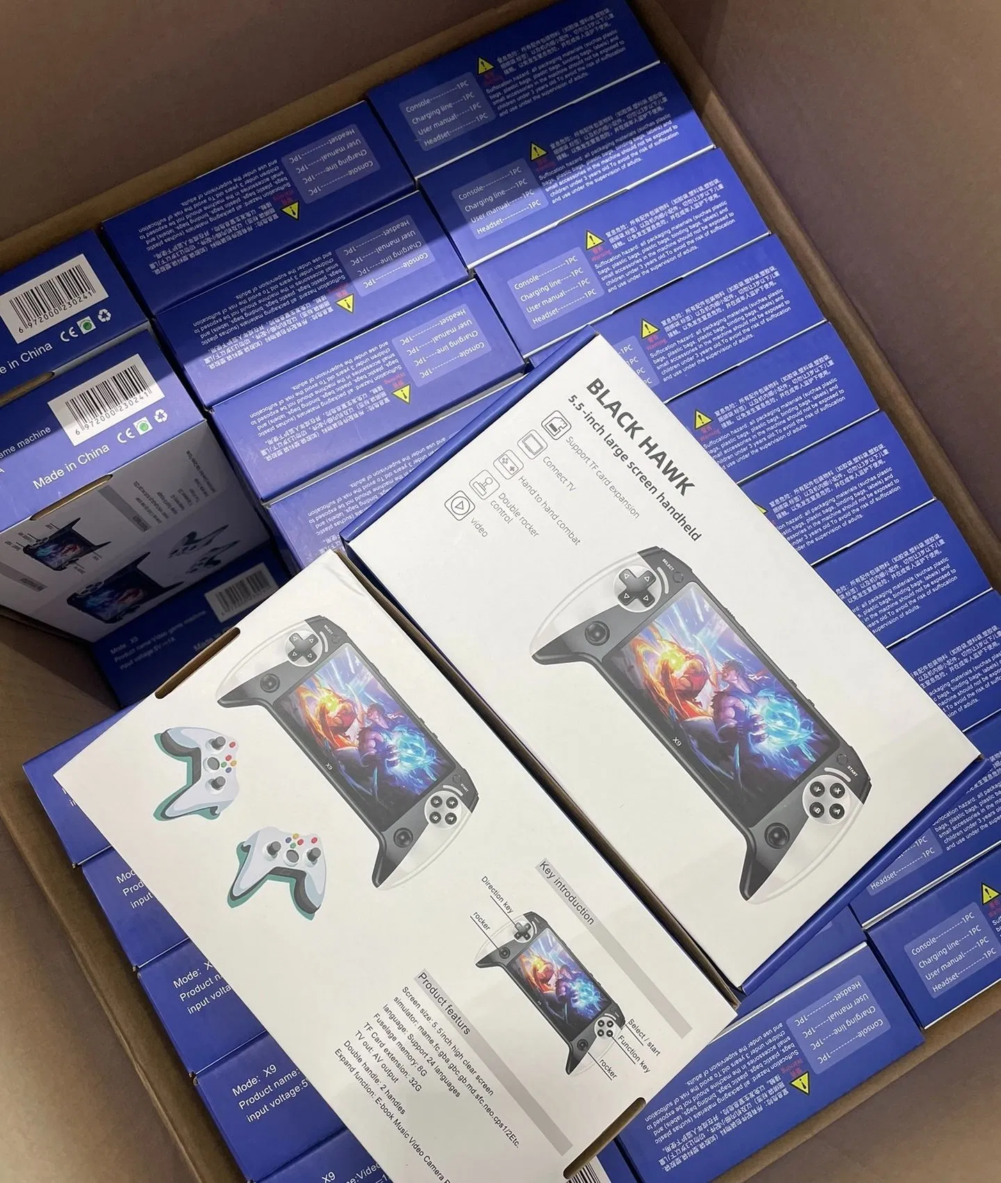 Портативная игровая консоль Retro X9 с двумя джойстиками