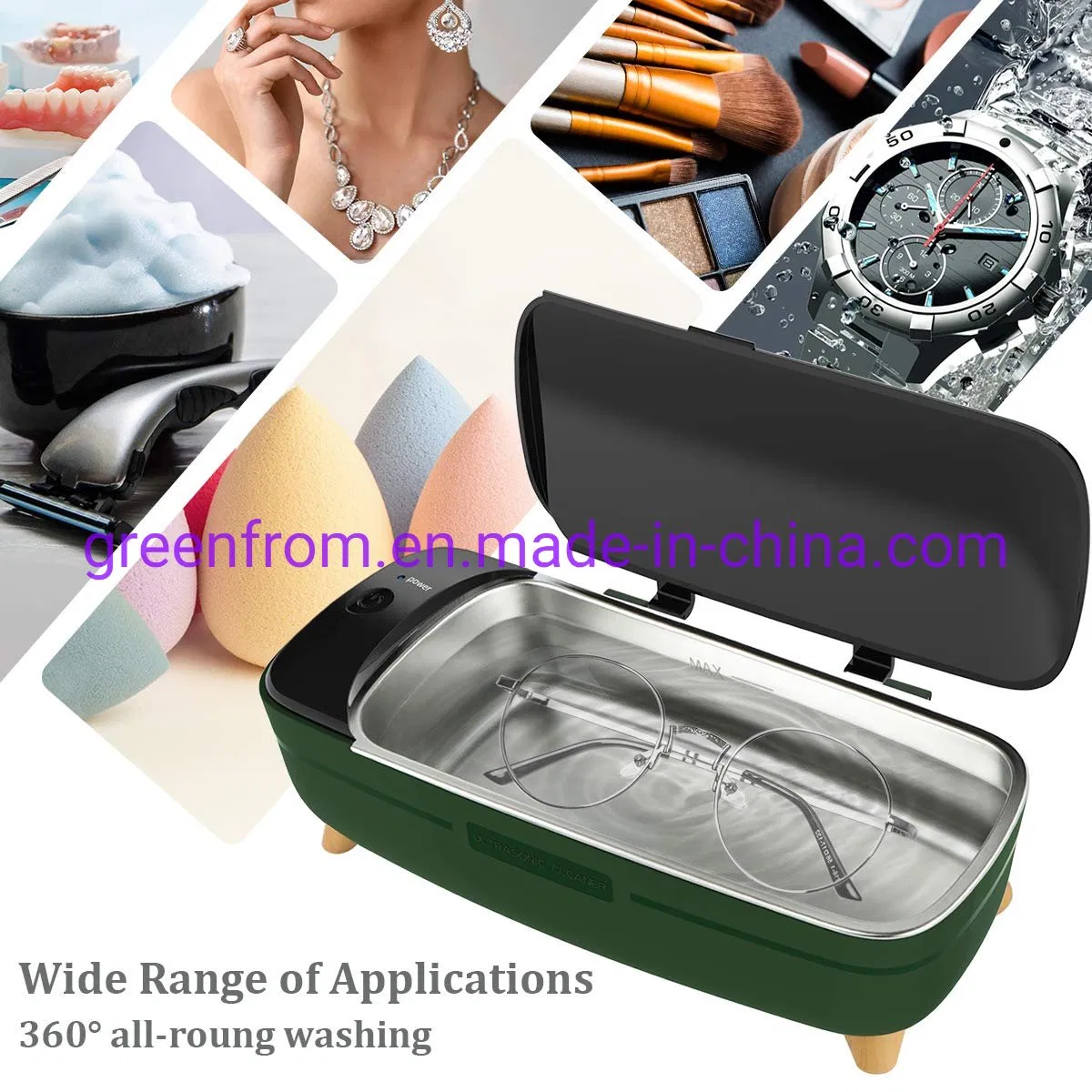 New Hot Selling Mini Portable Ultrasonic Cleaner for Make up Tools and Brush