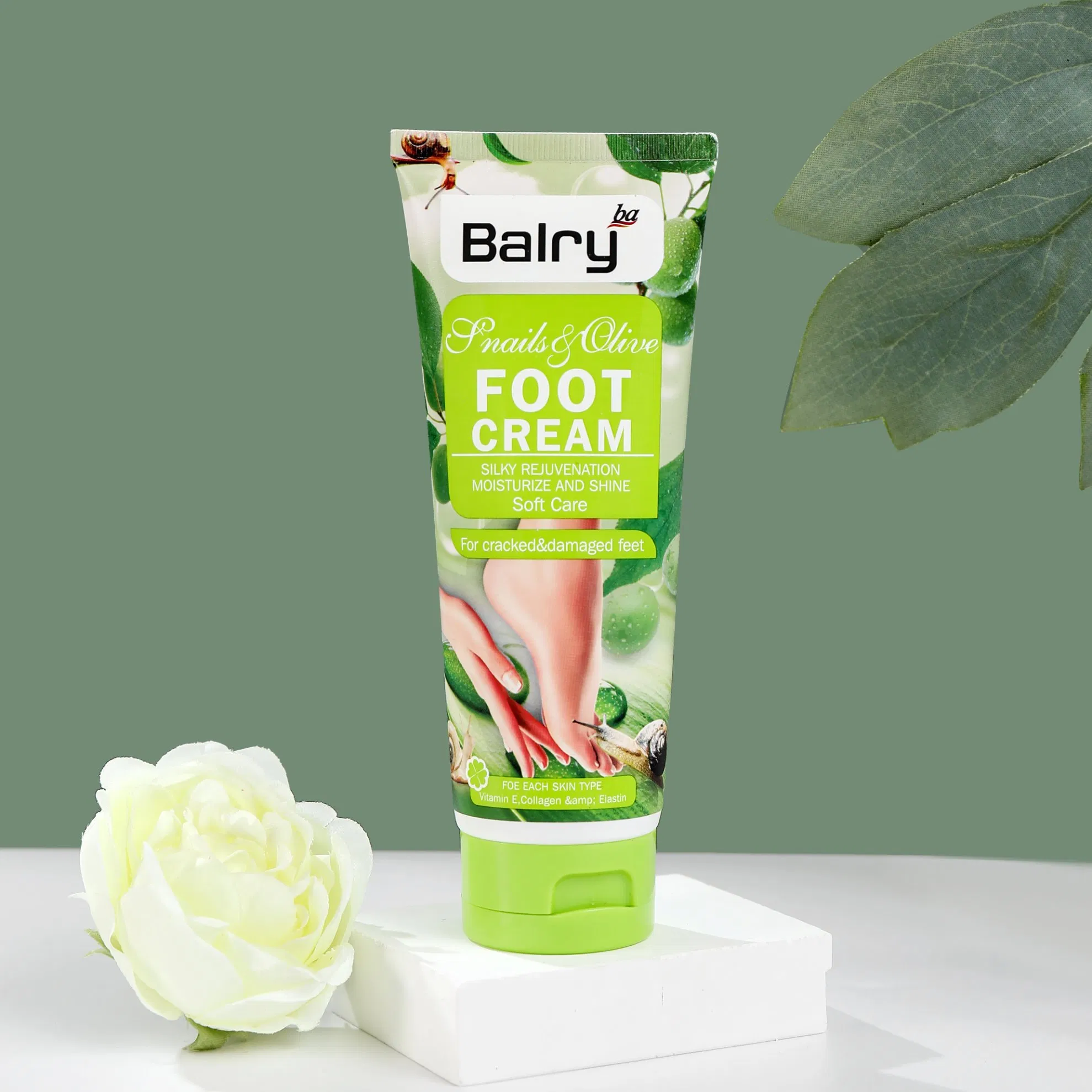 Best Selling Olive Fragrance Deep Moisturizing Whitening Snial Essence Hand & Foot Cream