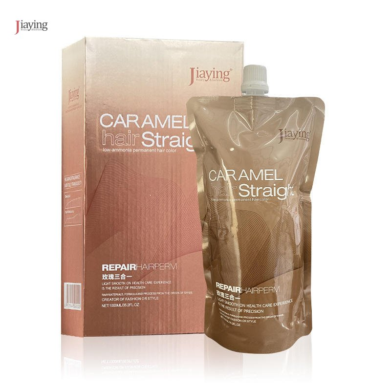Professional Salon Keratin Perm Cream Hair Straighten Rebonding Treatment