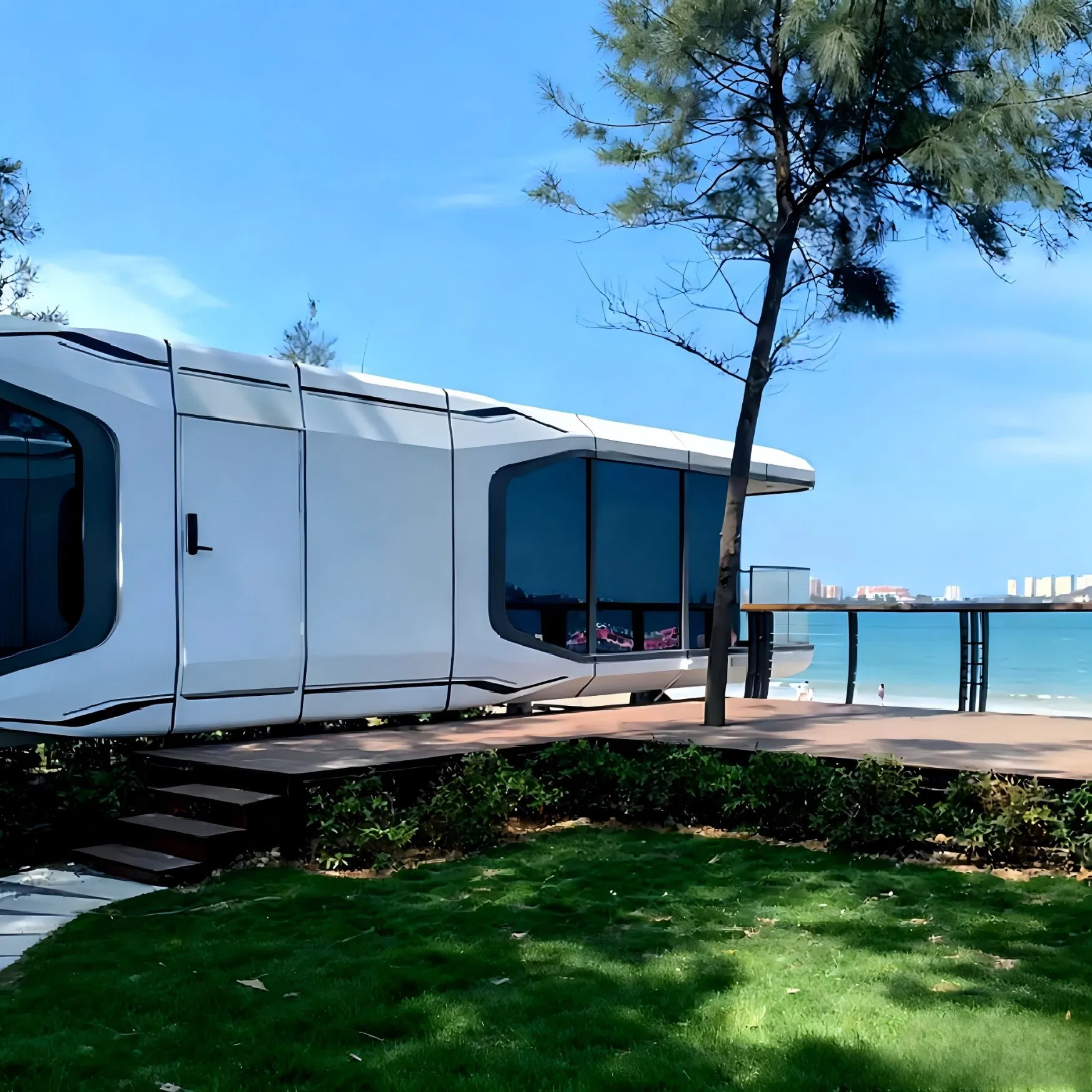 Prefab Homes Camp Trailer Casa Prefabricada Modern Prefabricated House for Camping Holiday