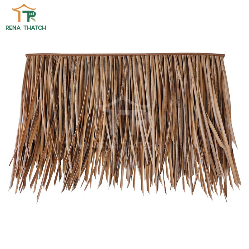 Long Life Durable Plastic Synthetic Roof Thatch Anti-UV Artificial Roof Thatch