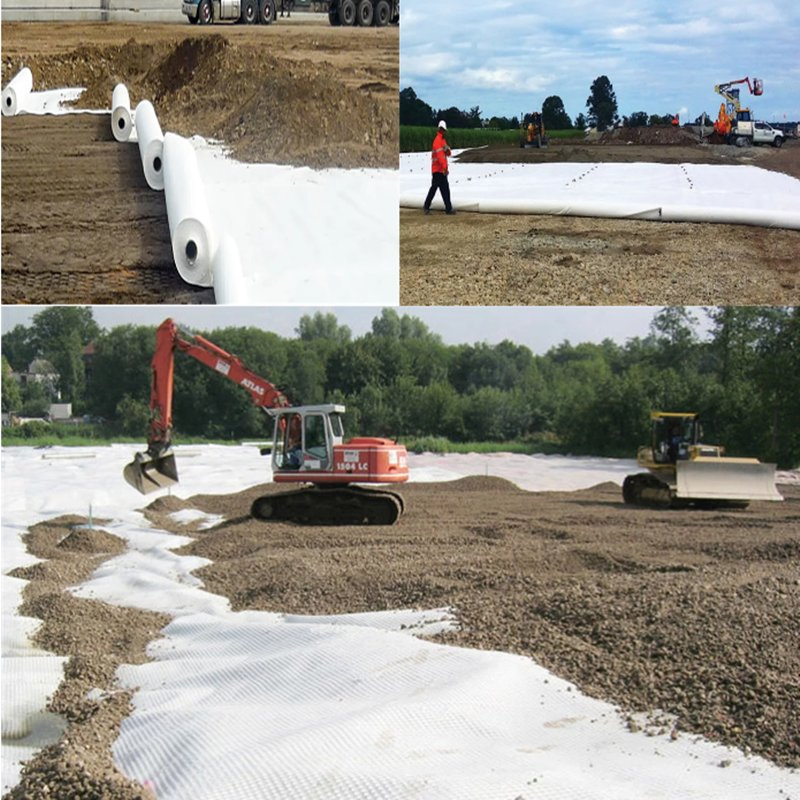 Pet PP Nonwoven Geotextile Felt 100G/M2- 800G/M2 Needle Punched Geotextile in Construction by China Factory Manufacturer