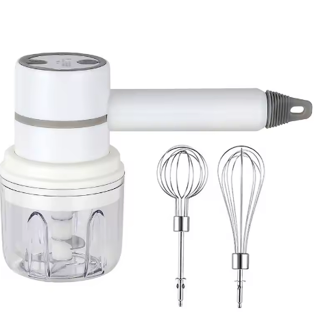 Electric Hand Mixer Stainless Steel Housing Handheld Food & Baking Cake & Egg Mixer