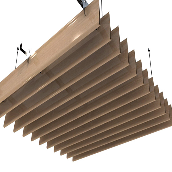 Building Material Acoustic Ceiling Aluminum Suspended Strip Ceiling for Office