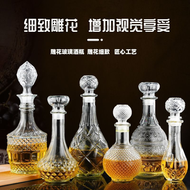 Wine Bottles, Glass Bottles, Wine Awakeners, Round Roses, Customized Wholesale Wine Bottles Emty Wine Bottles Glass Bottles for Wine
