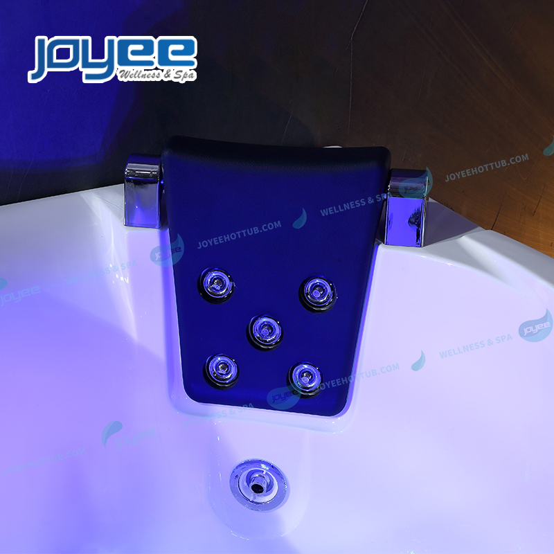 Угловая гидромассажная ванна Joyee с LED-подсветкой