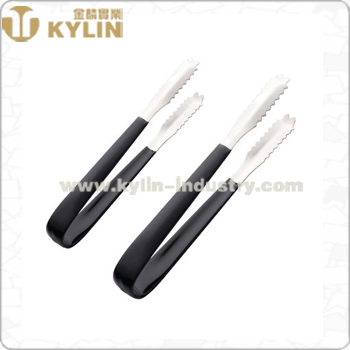 Food Grade Stainelss Steel Silicone Ice Tong, Kitchen Tong