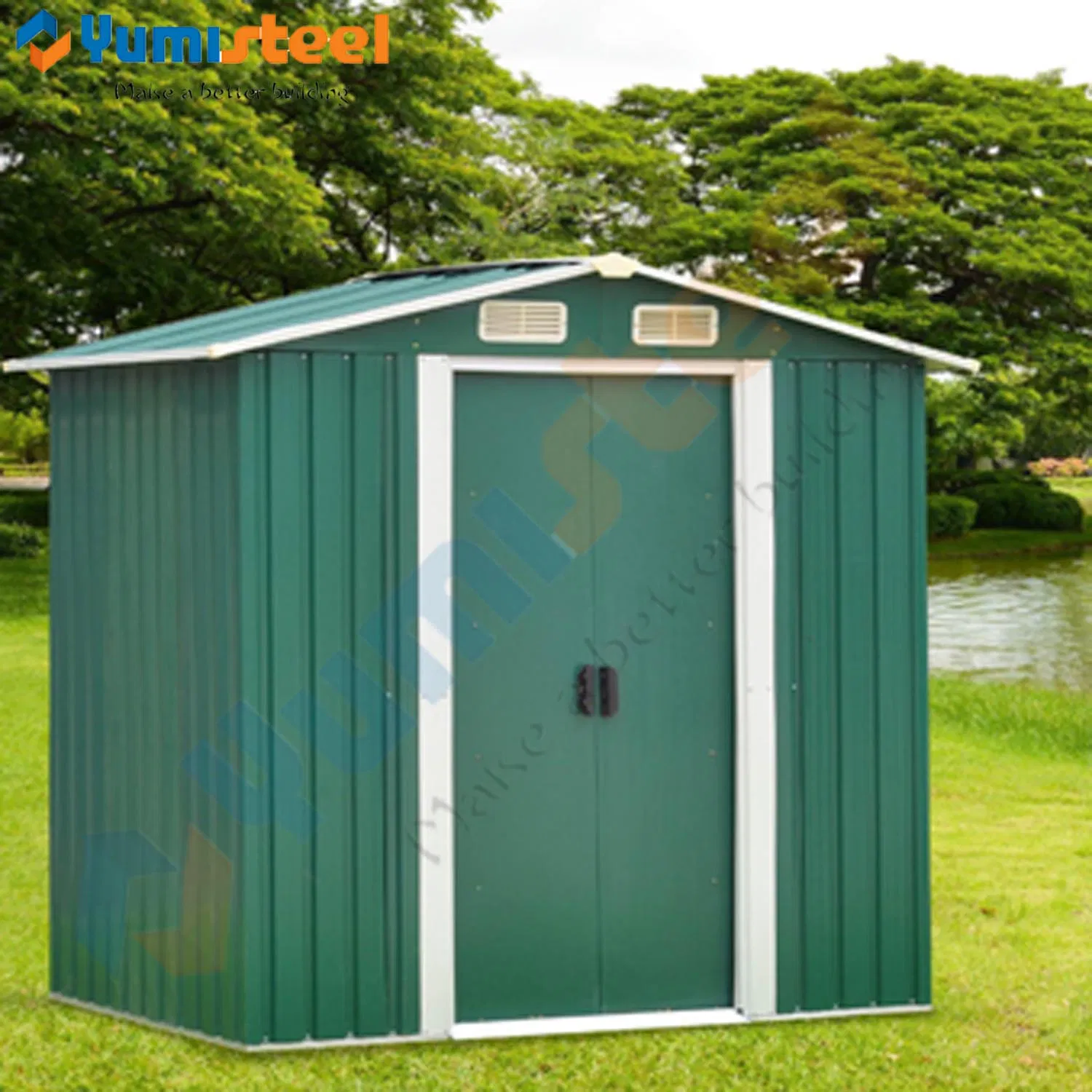 Galvanized Cheap Tool Storage Shed/Small Metal House for Garden/Decorative Garden Sheds