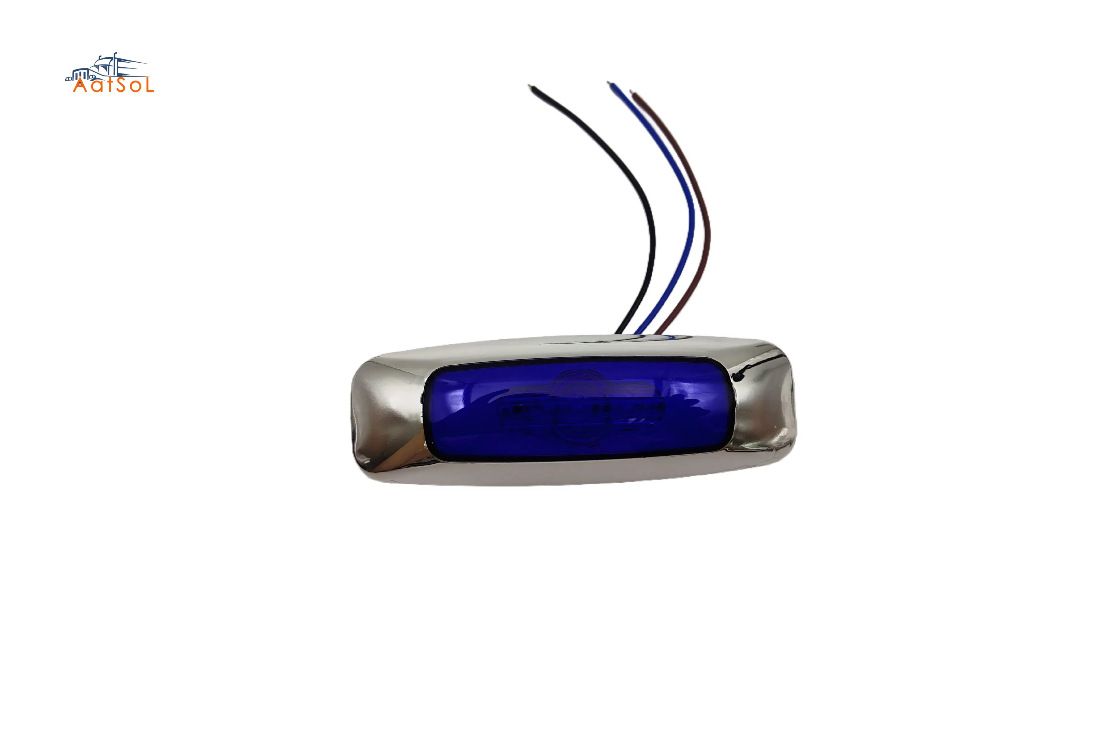 Синий светодиодный габаритный стробоскоп для авто, 6 LED