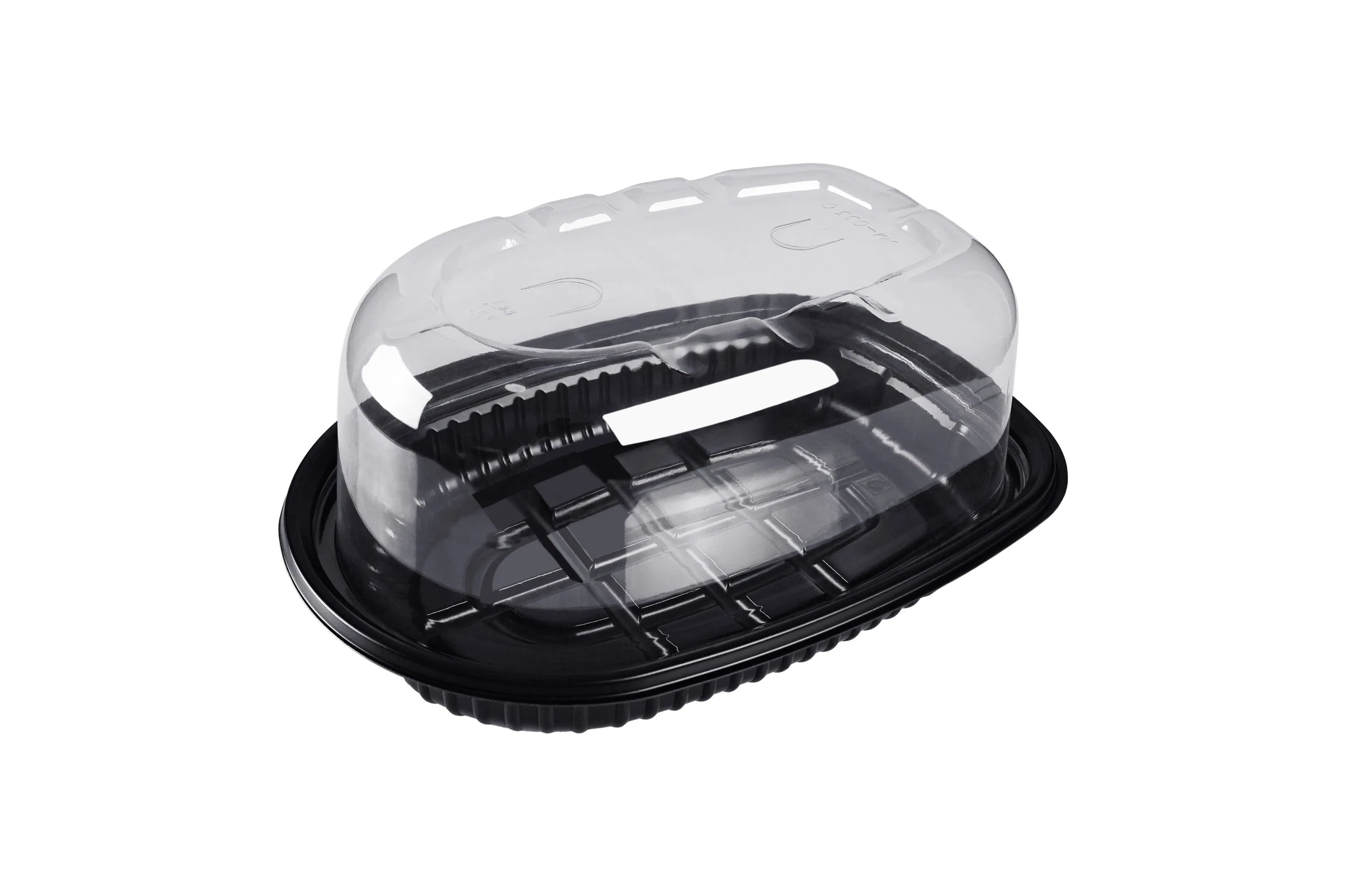 Disposable Food Grade Plastic PP Takeaway Container Microwavable Safe Roast Chicken Piegon Box with Handle Various Sizes