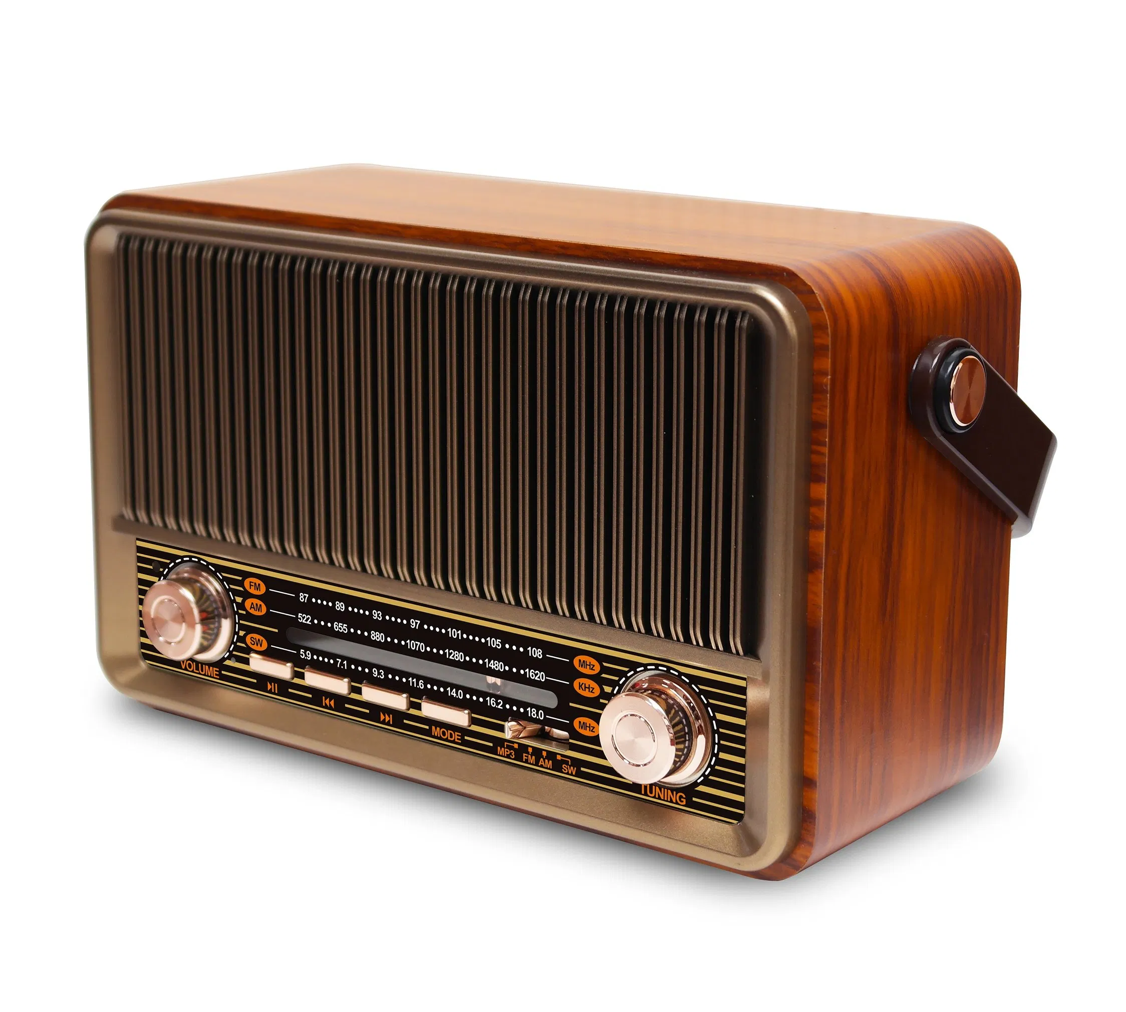 Портативное радио с Bluetooth, USB, TF и поддержкой FM/AM/SW