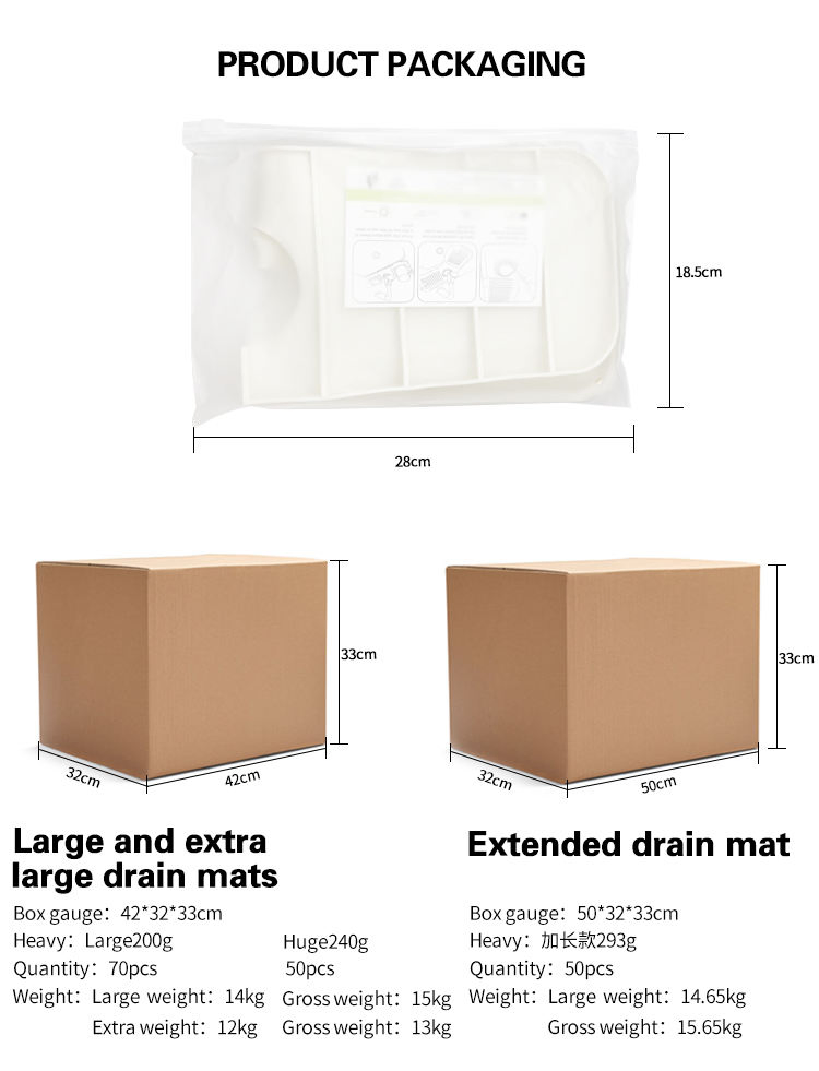 Classic Silicone Faucet Handle Drip Catcher Tray Faucet Mat