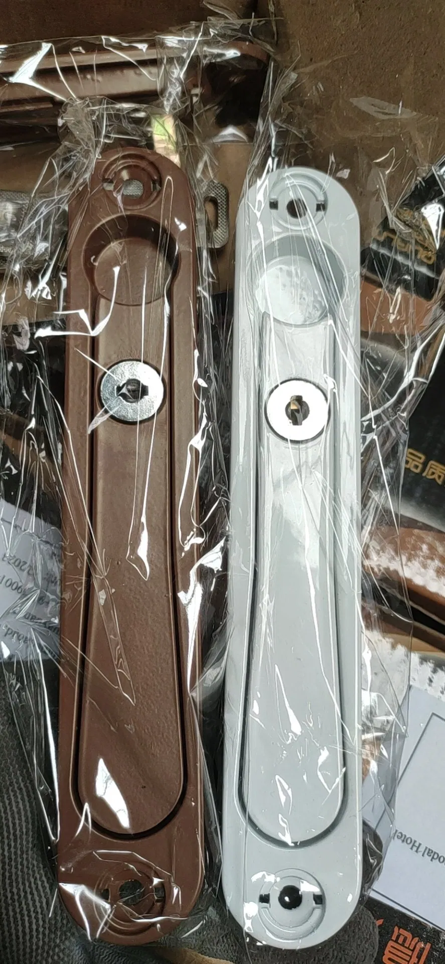 UPVC Door Handle Sliding Window Lock with Key Aluminum Material Nisen HD05