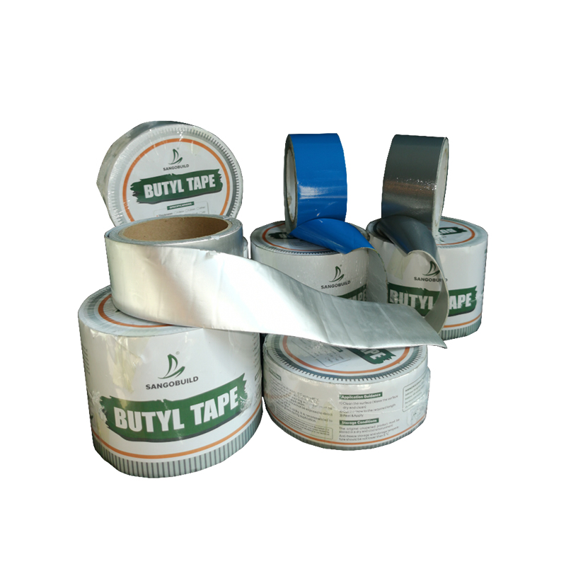Reinforced One Side Aluminum Foil Self-Adhesive Waterproof Butyl Rubber Type