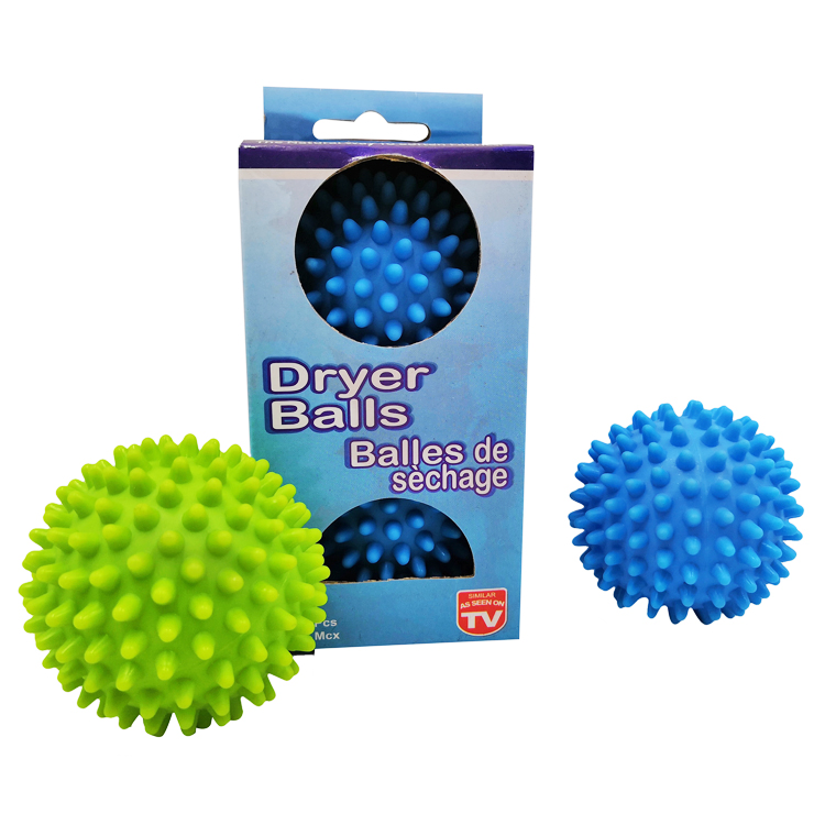 Reusable Anti-Entanglement Plastic Laundry Dryer Balls Eco Friendly PVC Washing Dryer Ball