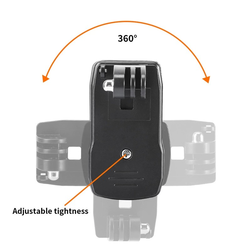 360 Degree Rotation Backpack Clip for Gopro Clip 360 Degrees Action Accessories