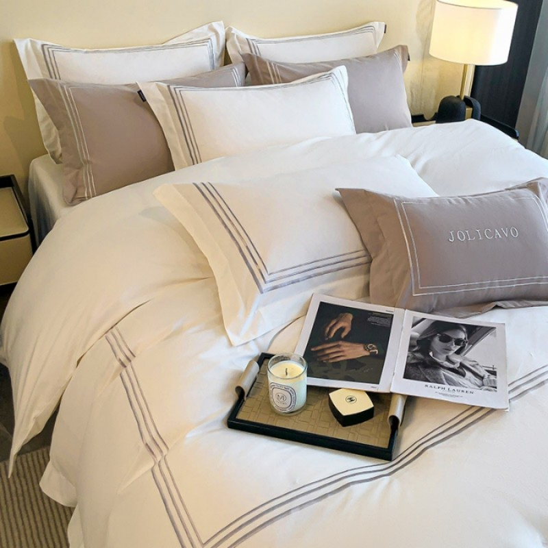 Home Textile Cotton Fabric Nantong Making Hotel Linen Duvet Cover Bedding Items