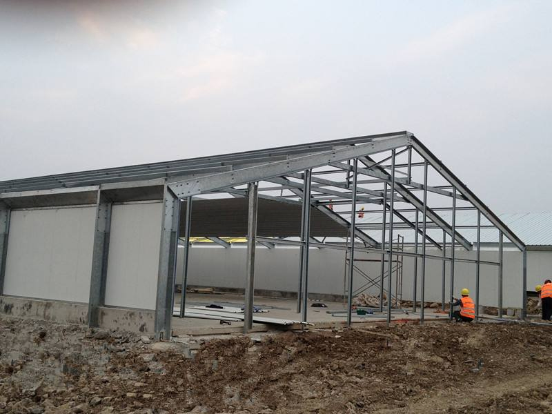 Prefab Construction Metal Manufacture Steel Shed Building