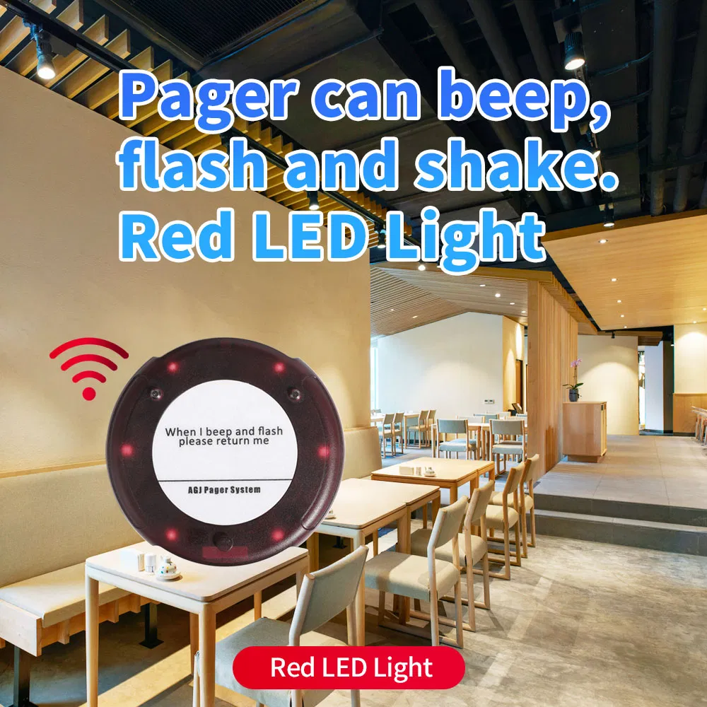 Bct-9303 Wireless Guest Queue Calling Restaurant Pager System, 20 Food Truck Beepers Buzzers