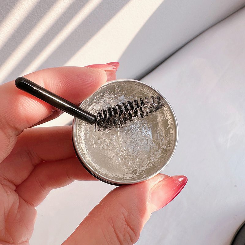 Long Lasting Custom Logo Styling Soap Gel Clear Eye Brow Wax Makeup Vegan Eyebrow Cream with Brush