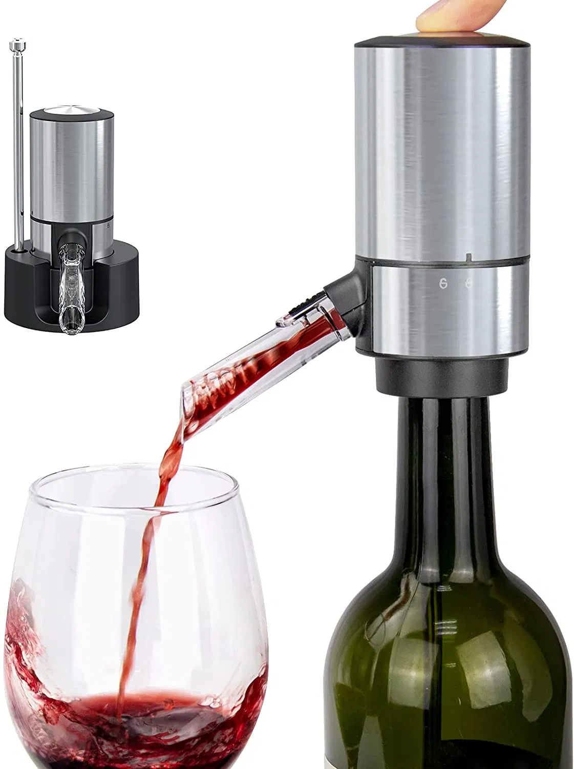 Electric Wine Aerator and Dispenser Electric Whiskey Wine Aerator Pourer