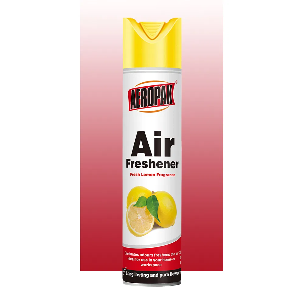 Aeropak 330ml Aerosol Lemon Scent Pet Odor Removal Carpet Odor Remover Air Freshener Spray