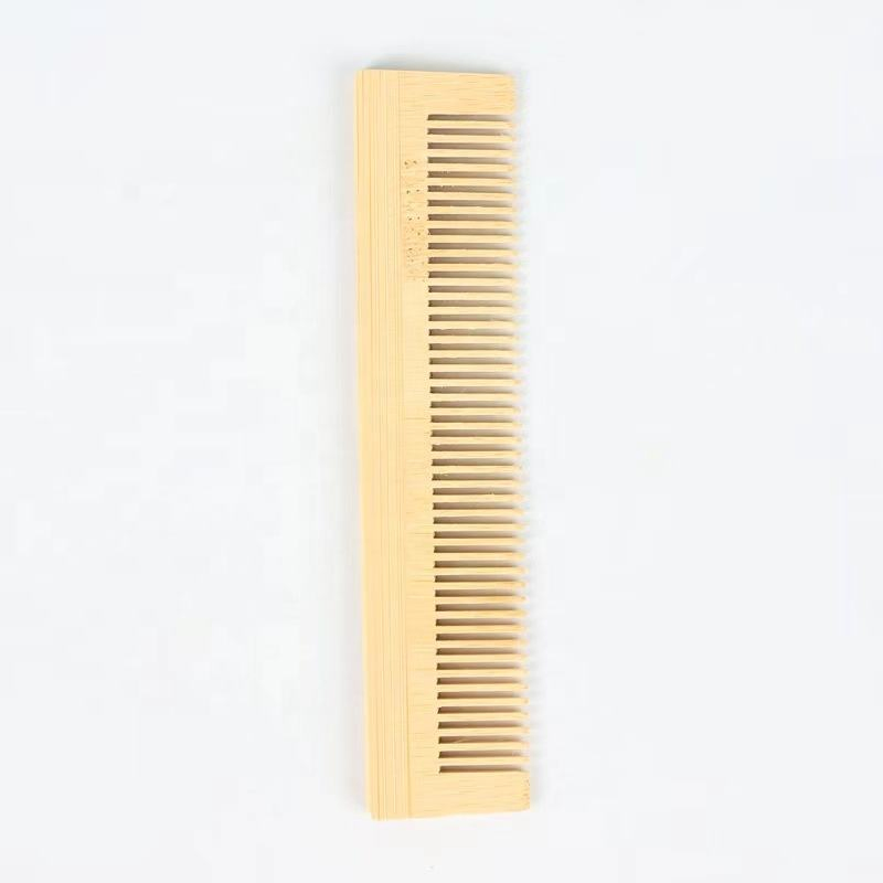 Wholesale High Quality Natural Bamboo Hotel Disposable Bamboo Comb Customizable Logo