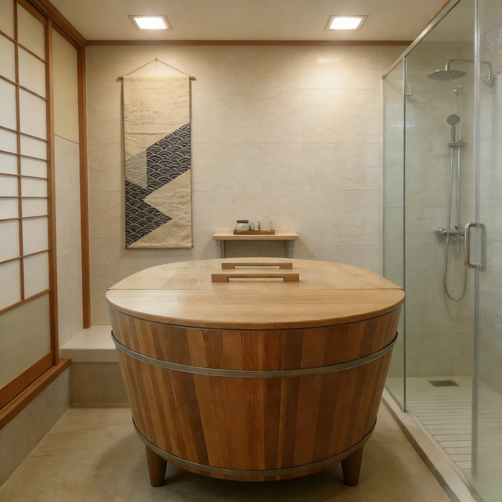 Ванна для ледяных ванн из красного кедра