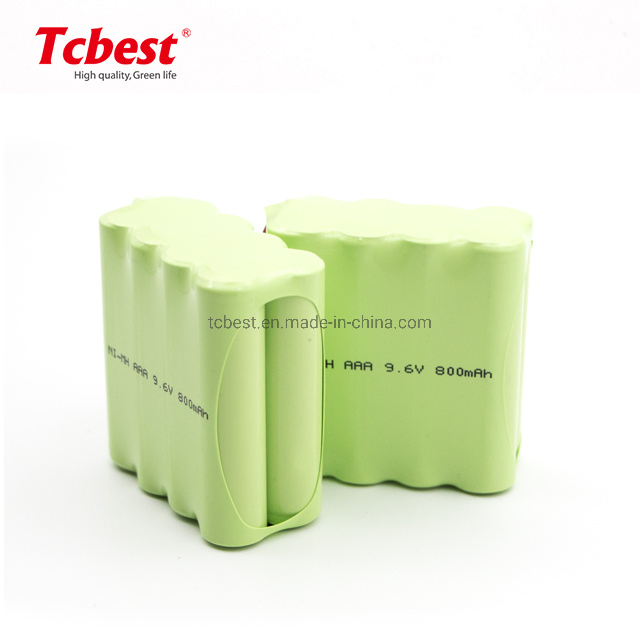 Factory Directly Supply 9.6V AAA Hr03 NiMH Rechargeable Battery Pack for E-Toys Player