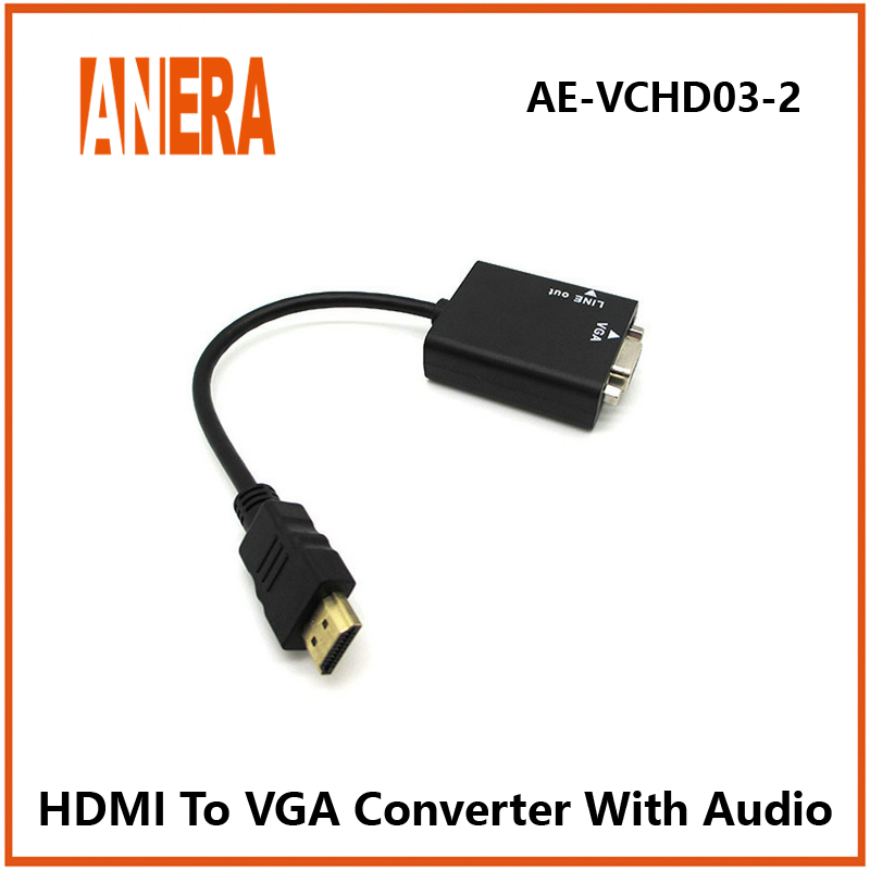 Конвертер HDMI в VGA с аудио Anera