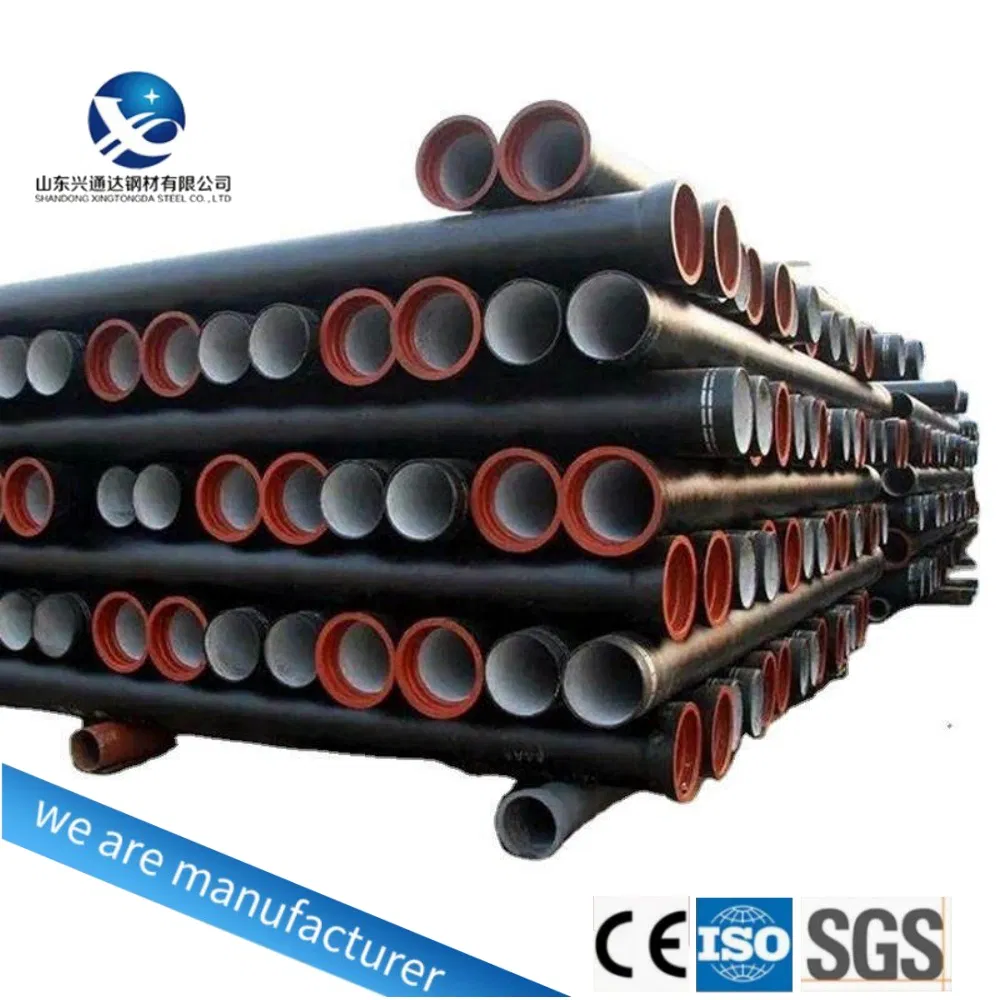 DN100 DN125 DN150 DN300 DN400 DN600 Ductile Iron Pipe for Underground Water Supply