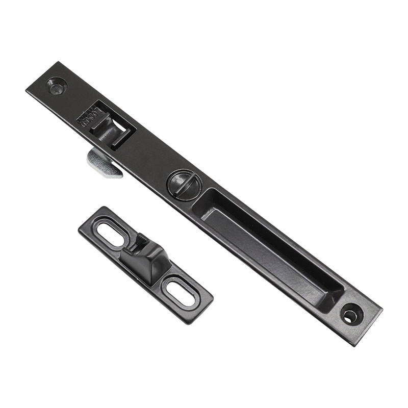 Window Hardware Black Aluminum Alloy Automatic Glass Sliding Door Safety Lock