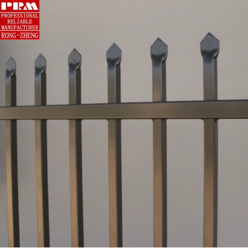 Heavy-Duty Galvanized Steel Fence for Secure Residential Areas and Garden Panel