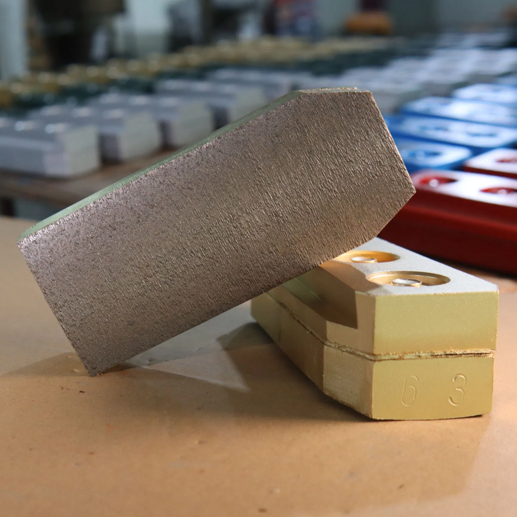 Wanlong Metal Bond Diamond Fickert Abrasive for Granite Slab