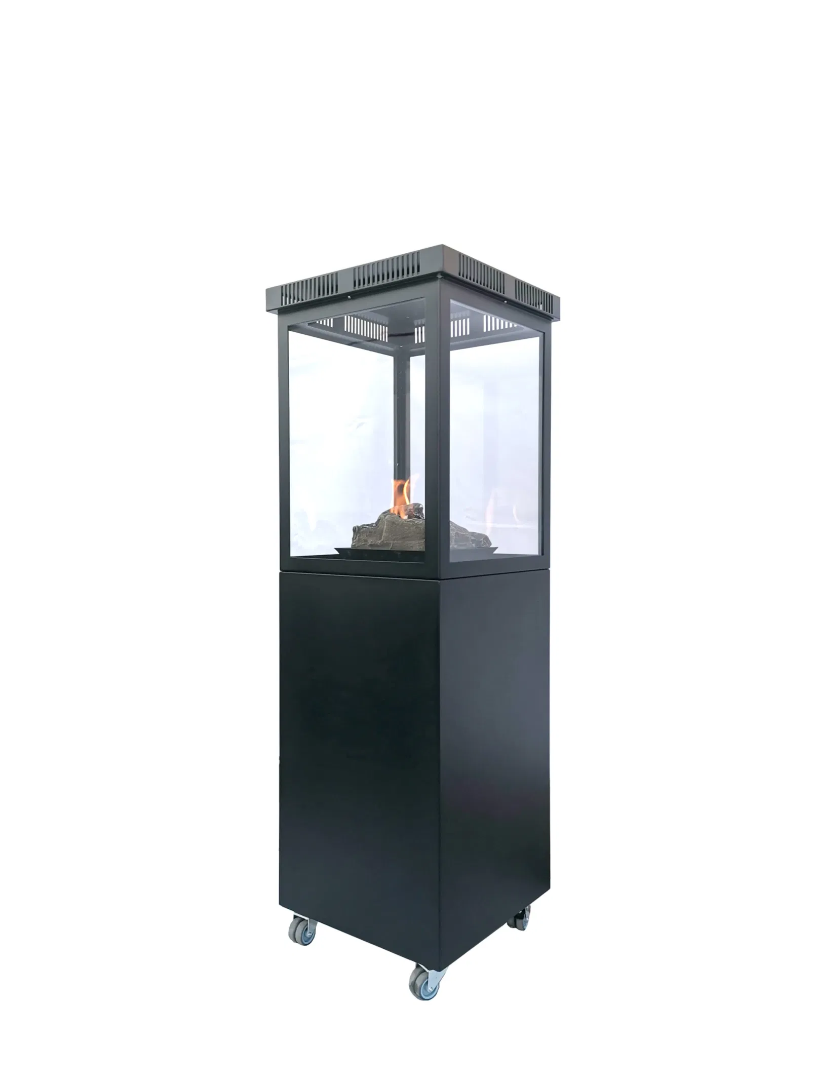 Free Standing Patio Gas Fireplace with Real Flame with Ods Device for Outdoor Use
