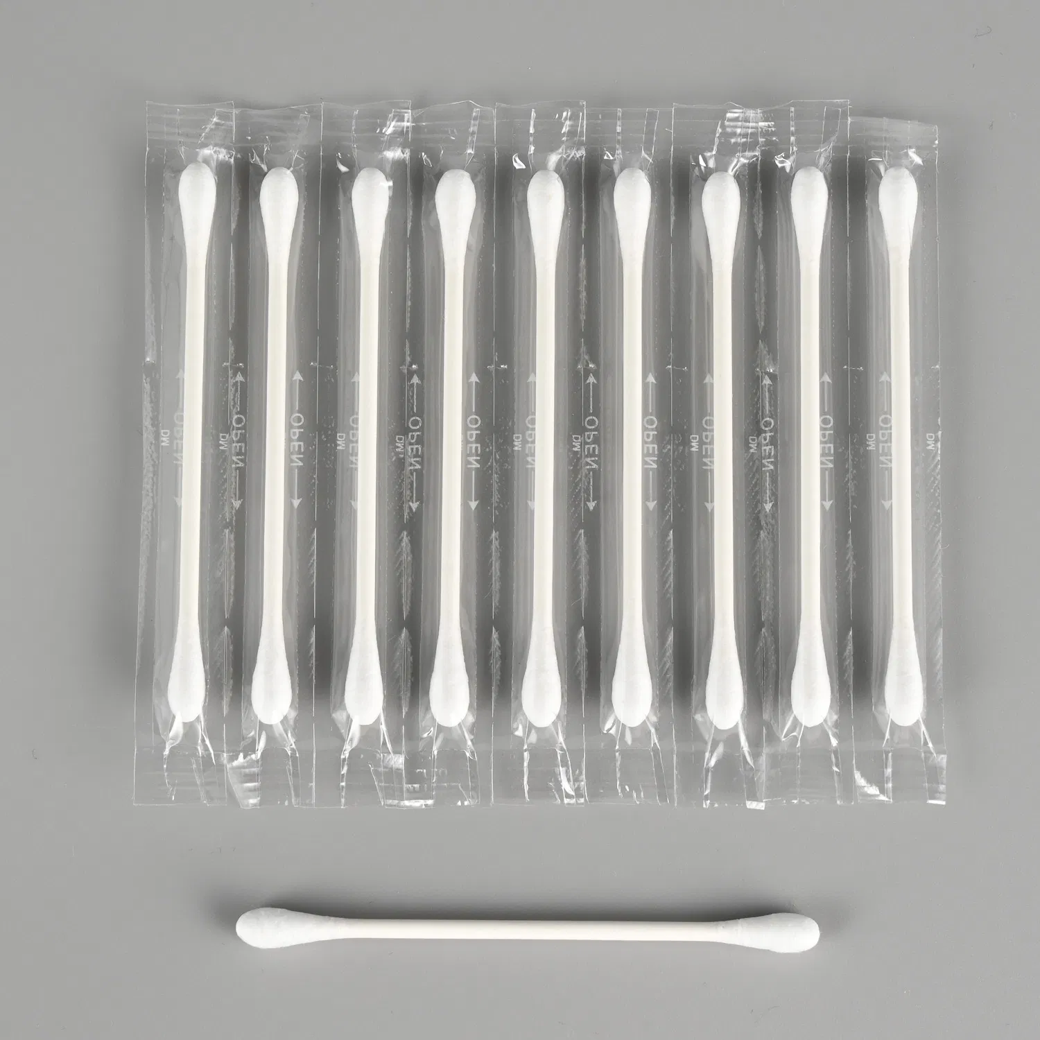 Spiral & Sharp of Both Side Cotton Buds with Paper Stick