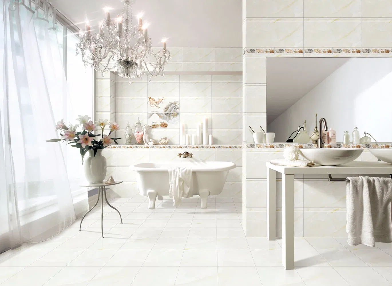 Premium Ceramic Floor and Wall Tiles for Bathrooms and Kitchens