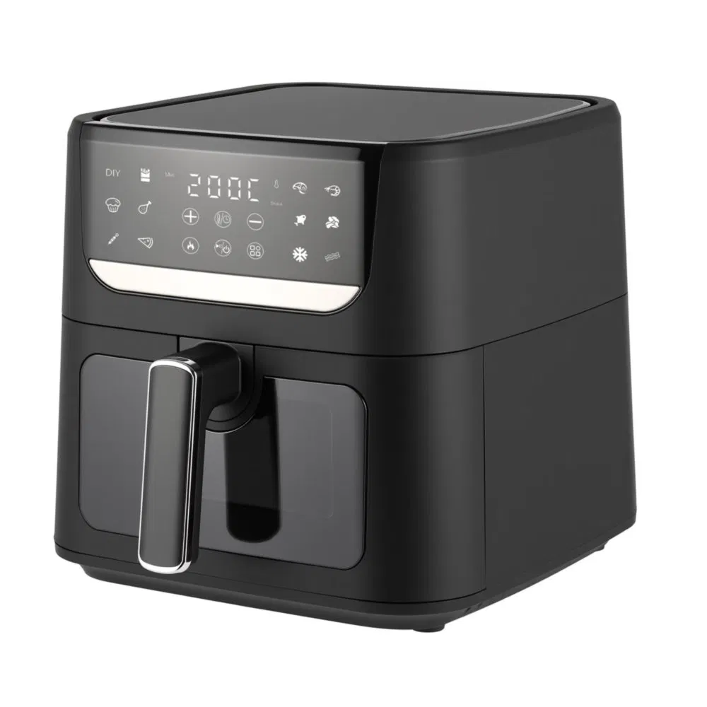 Corrosion Resistant 6L Customizable Touch Screen Air Deep Fryer for Family Gathering