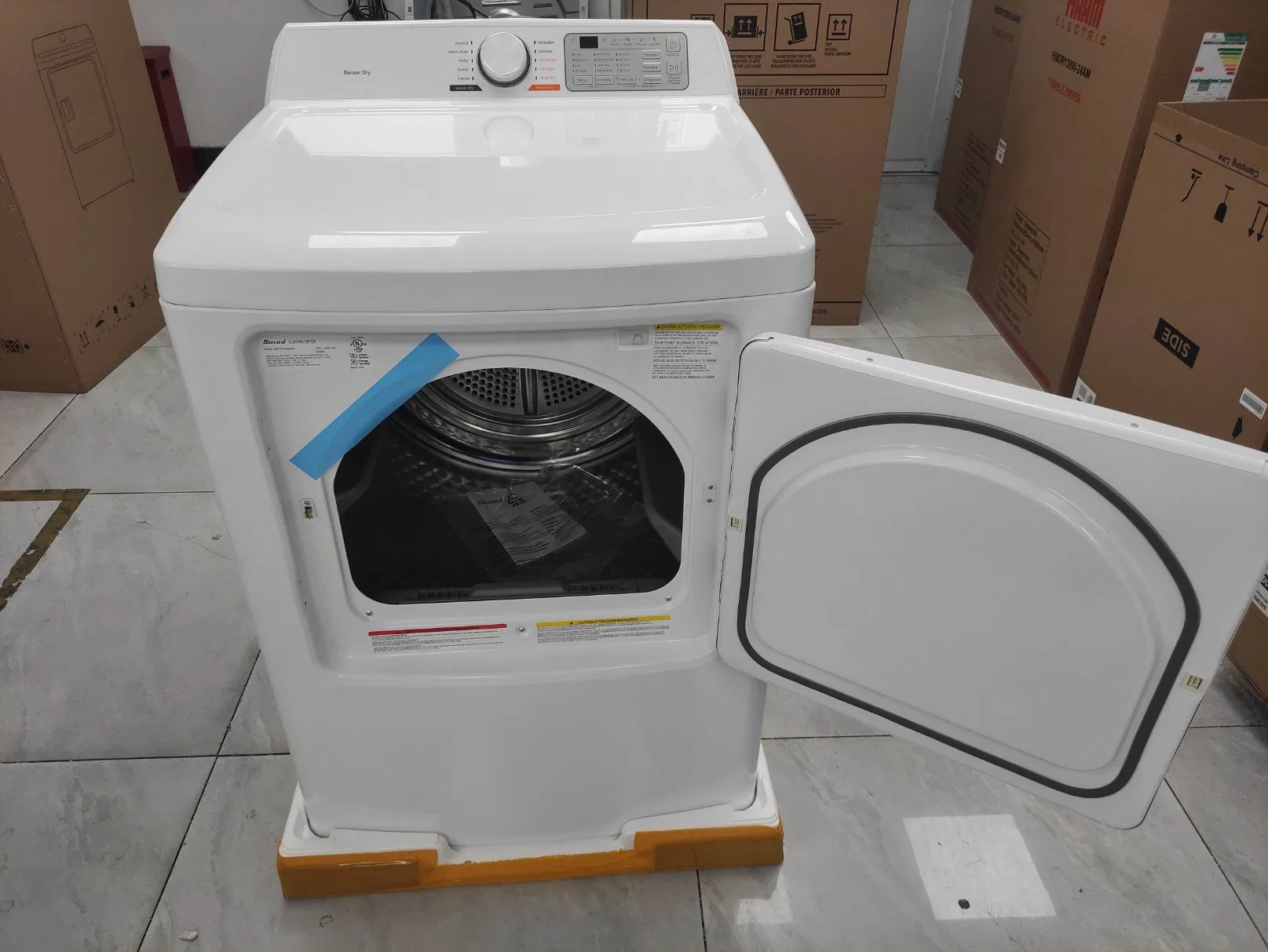 Smad Top Load Matching Automatic 7 Cuft Energy Efficient Gas Electric Condenser OEM Clothes Dryer with Ddt-170albmu (G)