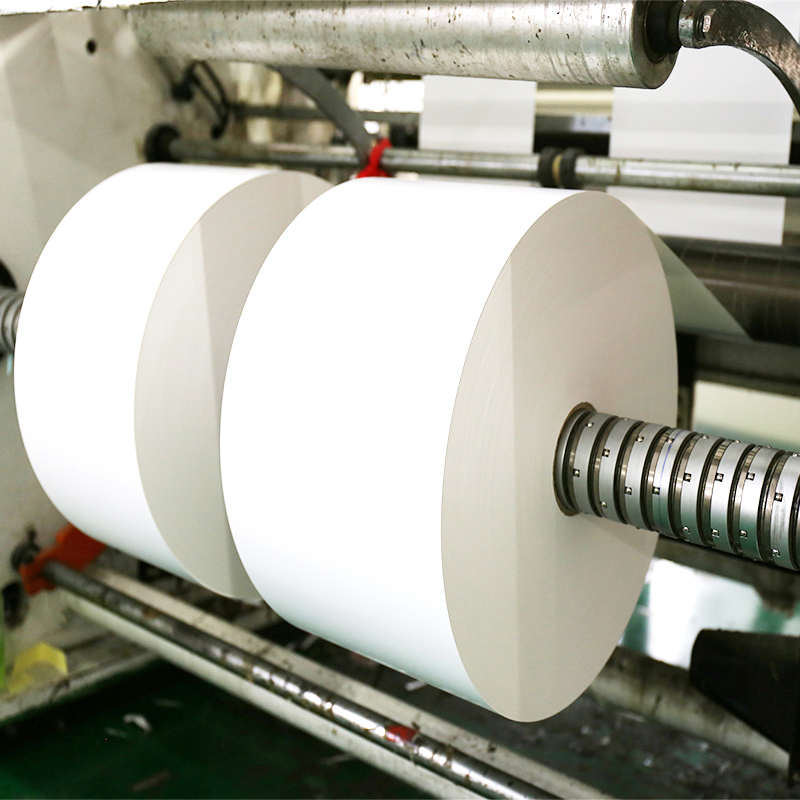 Wholesale Thermal Transfer Coated Paper Semi Gloss Permanent Adhesive Barcode Label Material