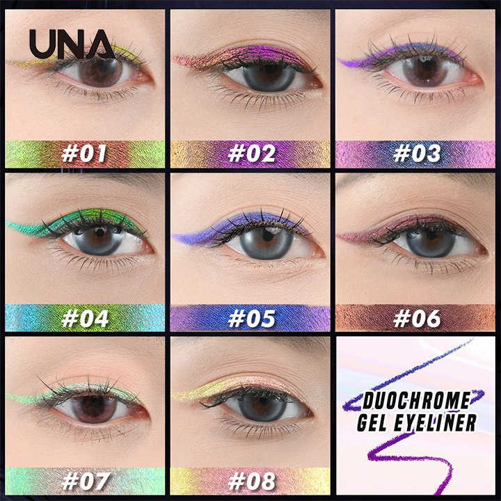 Wholesale Multichrome Eyeliner Gel Pencil Smooth Chameleon Eye Liner Longstay Waterproof High Pigment Chrome Eye Makeup