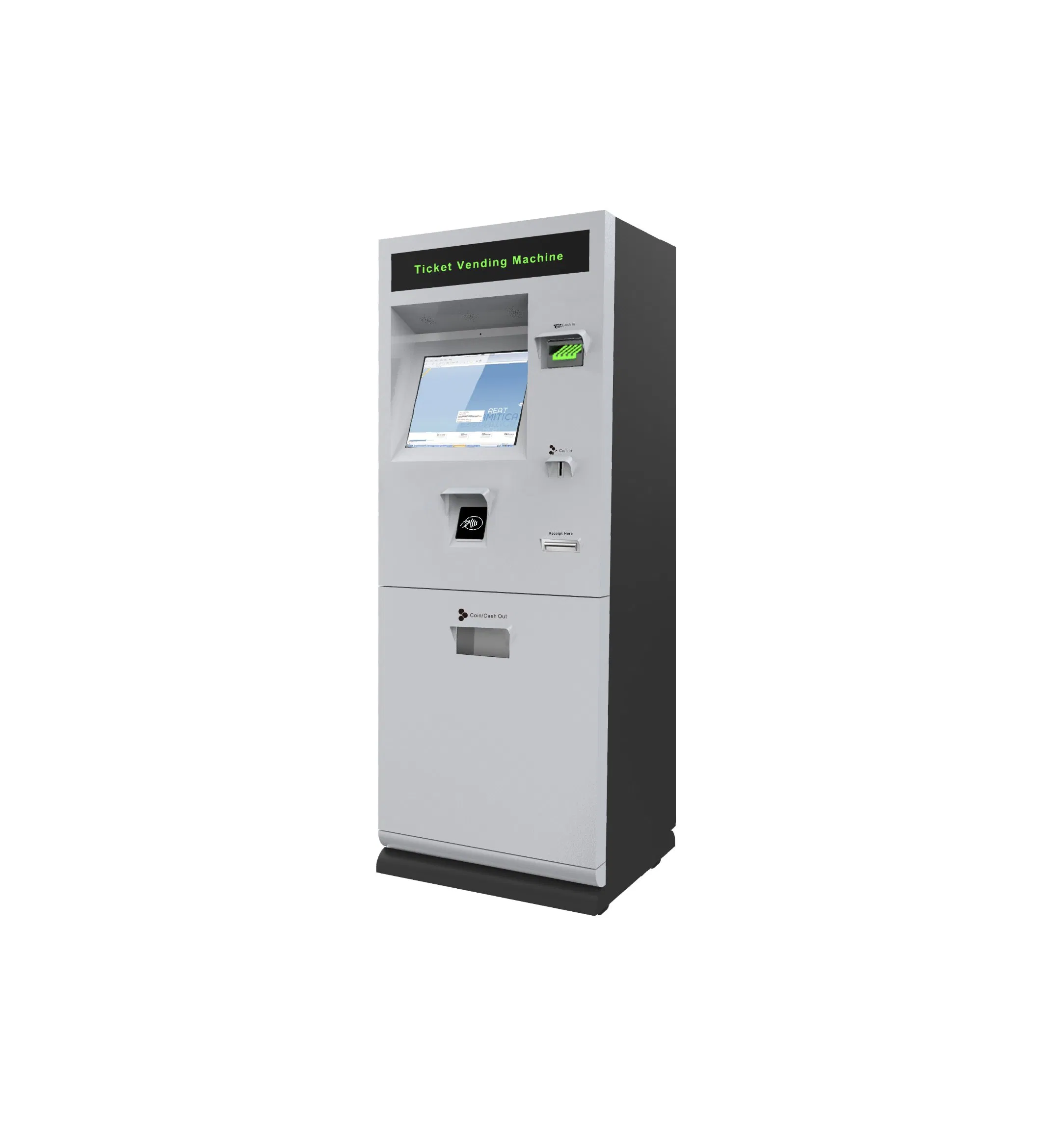 Outdoor Customized Free Standing Touch Screen Self-Service Cash Coin Payment Parking Kiosk