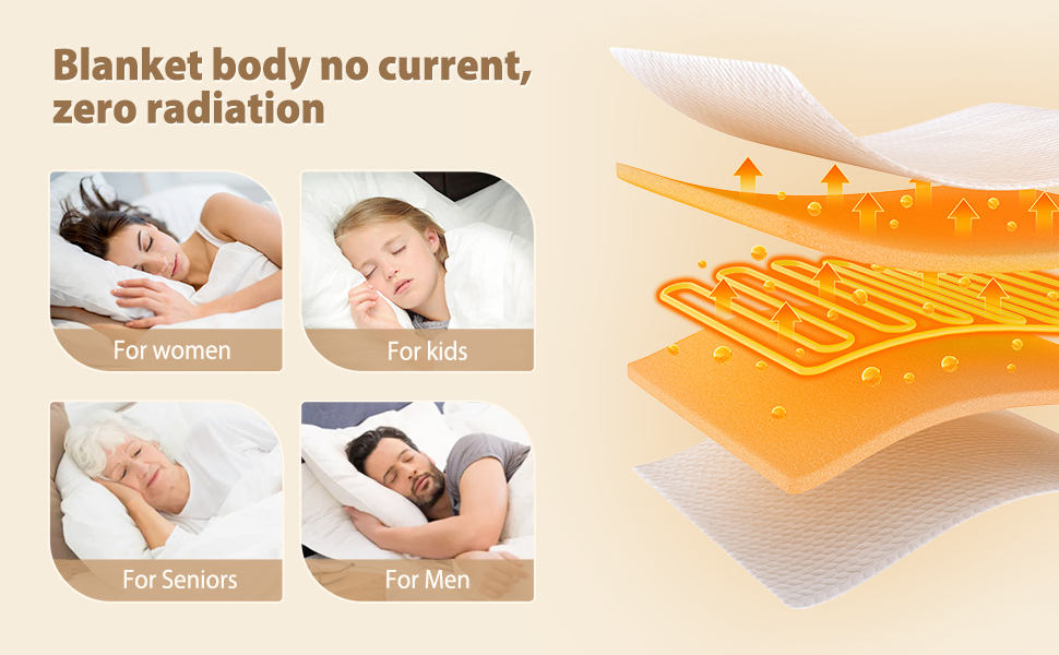 New Built-in Control Temperature Adjustment Heating Pad Thermal Household Blankets Waterproof Electric Blanket